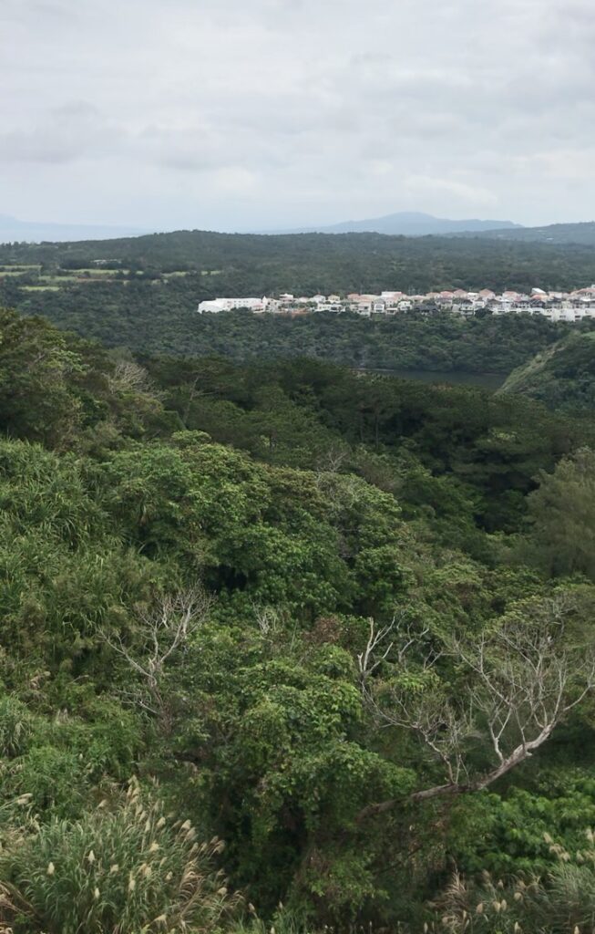 座喜味城跡　周辺景色