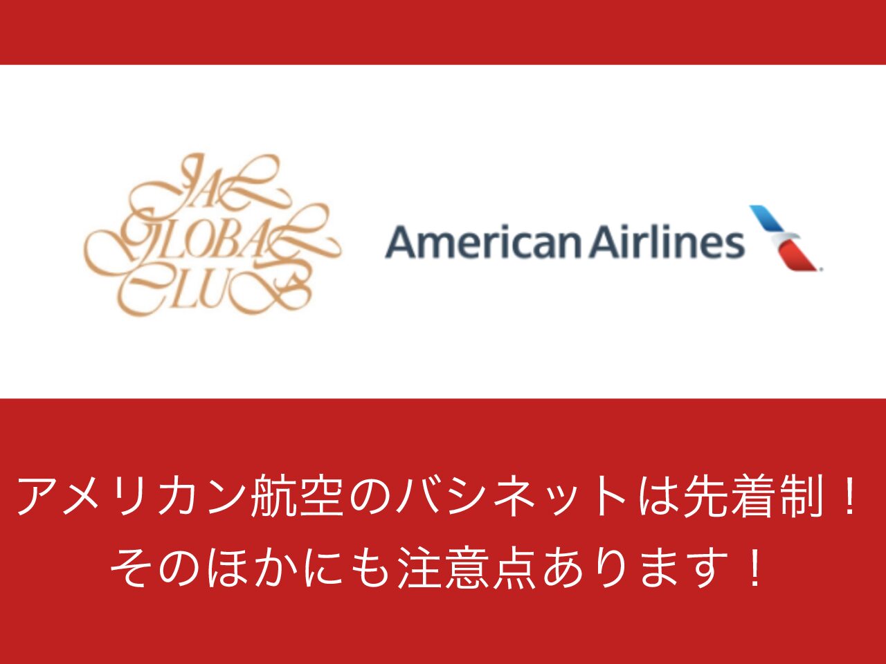 アメリカン航空のバシネットは先着制！そのほかにも注意点あります 